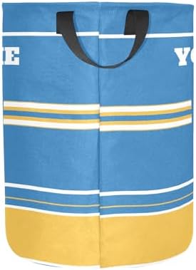 Personalized Football Style Baby Clothes Hamper with Name Number