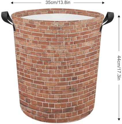 All-In-One Red Brick Water Resistant Laundry Bin
