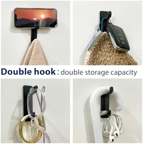 Pickpiff 10LB Heavy Duty Wall Hook Stainless Steel Door Organizer