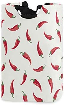 MOYYO Red chili Collapsible laundry basket