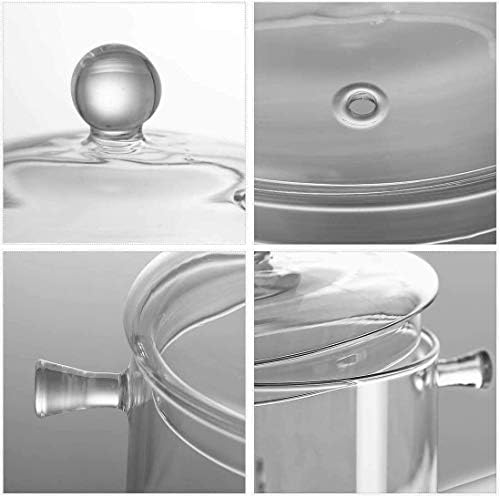 Cangfort Glass Cooking Pot 15L Heat-Resistant Borosilicate Set