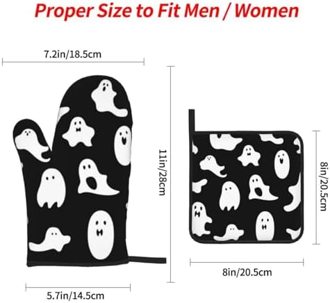 Dont Drop the Ball Halloween mitt set for Cooking