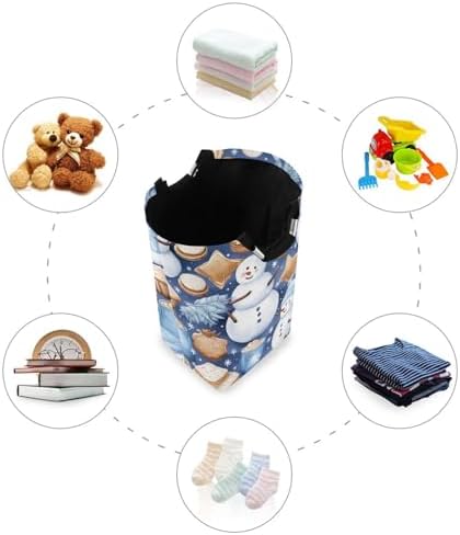 Kigai Large Waterproof Collapsible Laundry Basket with Handles