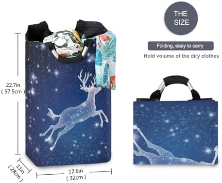 Collapsible Waterproof Laundry Basket with Handles for nursery
