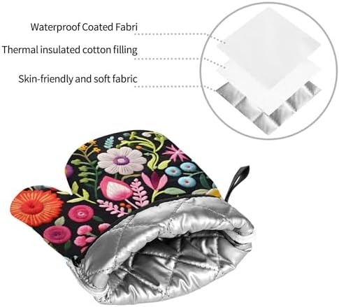Rustic Oven Mitt Set