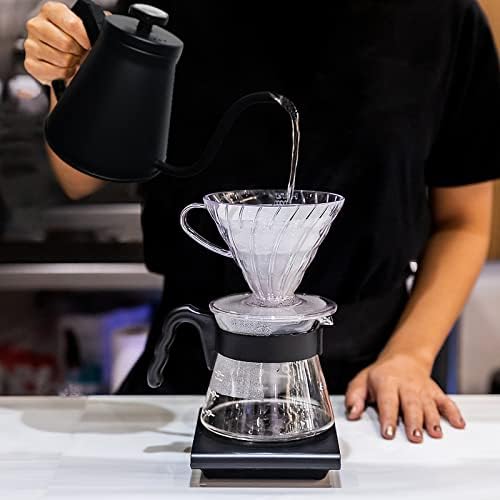 Sturdy Black Stainless Steel Gooseneck Coffee Kettle
