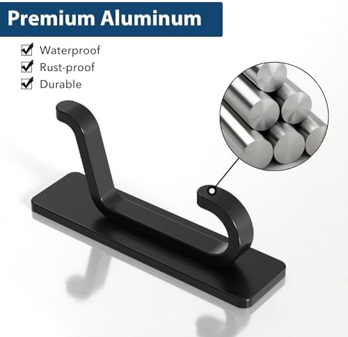 Pickpiff 10LB Heavy Duty Wall Hook Stainless Steel Door Organizer