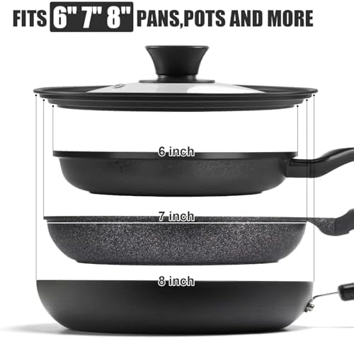 Universal Lid for Cookware - silicone replacement for glass lids