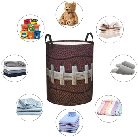 American Football Themed Waterproof Laundry Basket for Kidsreason