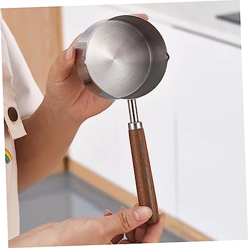 VINTORKY Stainless Steel Saucepan with Handle Ergonomic Design for Kitchen Use