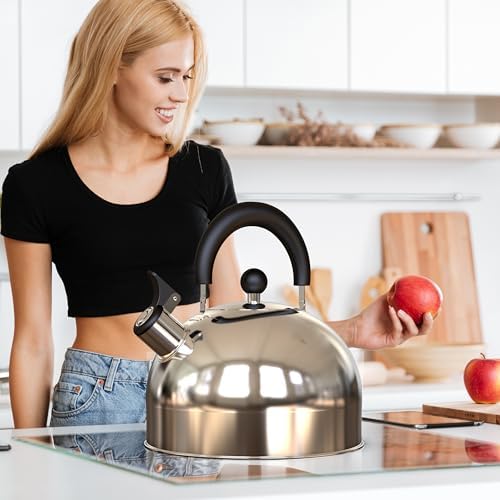 YSSOA 32 qt Whistling Kettle Ergonomic Design