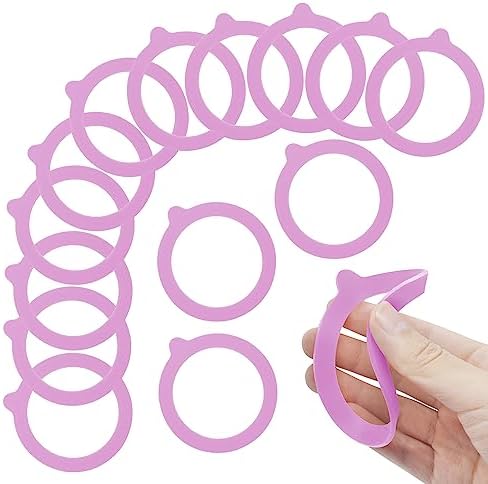 fcEnds Airtight Silicone Gasket Replacement for Mason Jars Leakproof and Durable