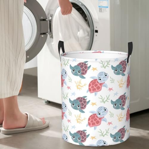 Collapsible Laundry Basket Hamper for College Dorms Bedrooms Durable Water-Resistant