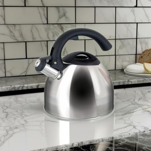 Mr Coffee Gibson Steamline Tea Kettle 2 Quarts Stainless Steel Hand Wash