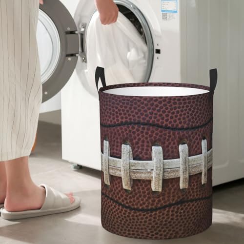 American Football Themed Waterproof Laundry Basket for Kidsreason