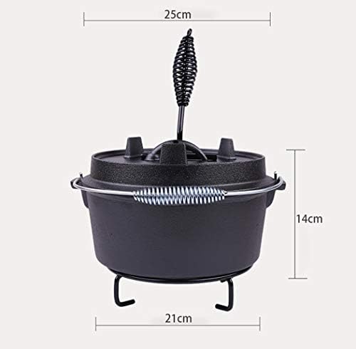 High-Quality Cast Iron Pot for Cooking and Picnic
