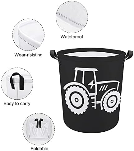 Vintage Tractor Organizer Basket