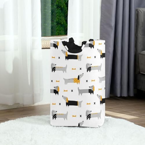 Kigai Collapsible Laundry Basket Durable Waterproof