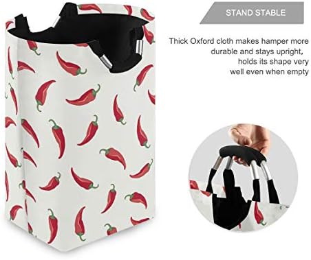 MOYYO Red chili Collapsible laundry basket