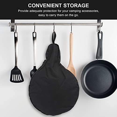 Hemoton Cast Iron Skillet Bag - Heavy Duty Outdoor Storage Bag
