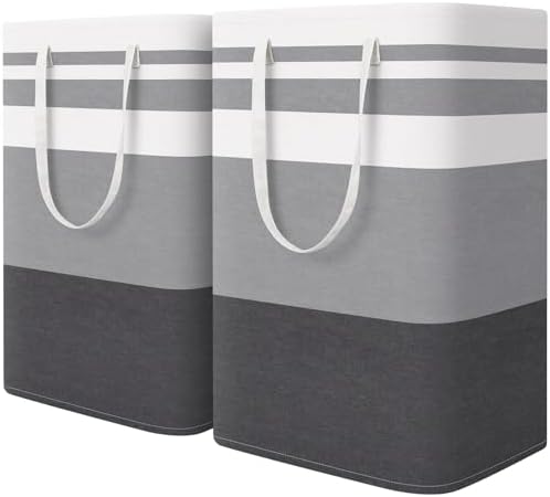 2-Pack Large Waterproof Laundry Basket