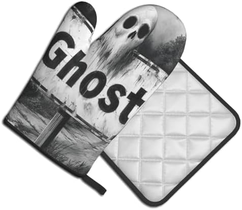 Vendhui Halloween Oven Mitts Heat Resistance Personalized Design