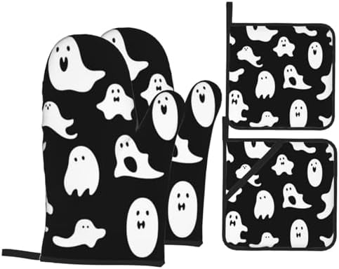 Dont Drop the Ball Halloween mitt set for Cooking