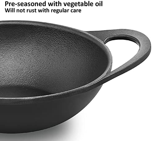 HAWKINS Futura 2L Cast Iron Kadhi Nonstick for Perfect Cooks