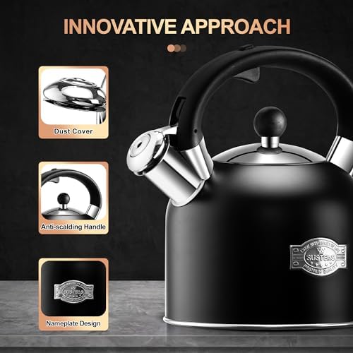 SUSTEAS Ergonomic 188 Stainless Steel Coffee Pot