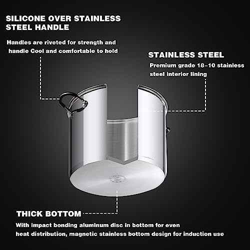 Cook N Home Professional 5-Quart Stockpot