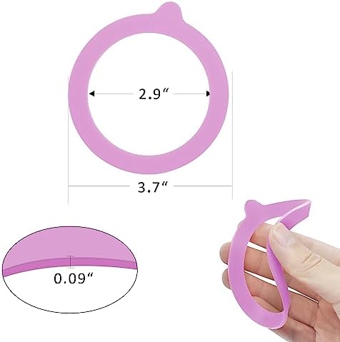 fcEnds Airtight Silicone Gasket Replacement for Mason Jars Leakproof and Durable