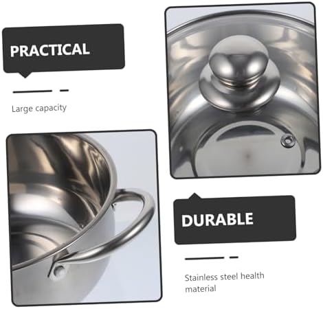 Stainless Steel Steamer Pot - Stockpot for Gas Cooker
