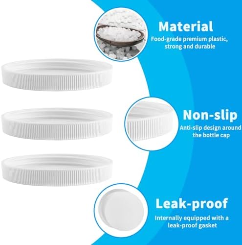 Hufopik 3-Piece Plastic Jar Lids