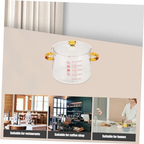 Luxshiny Glass Pot Multi-Functionalessential with Stability