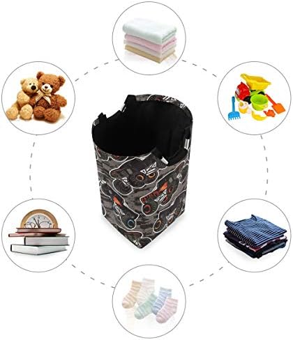 SusiyoMonster Truck Collapsible Laundry Basket for Storage and Organization