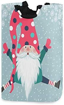 Christmas Gnome Foldable Laundry Basket - Eco-Friendly Storage Solution
