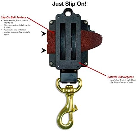 Lucky Line Ultra HIGH Force Gear Keeper Key Retractor