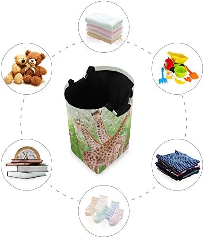 MOYYO Beautiful Giraffes Laundry Basket