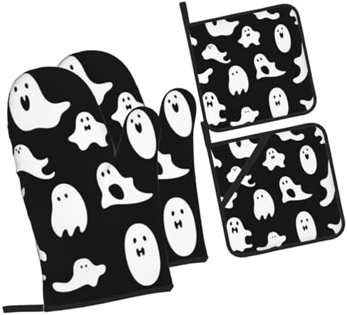 Dont Drop the Ball Halloween mitt set for Cooking