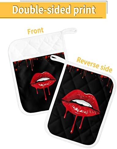 Halloween Blood Potholders Set of 5