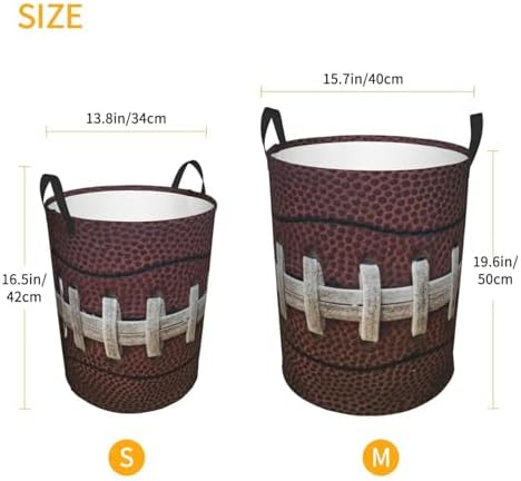 American Football Themed Waterproof Laundry Basket for Kidsreason