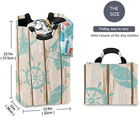 Mooyo Collapsible Laundry Hamper with Handle