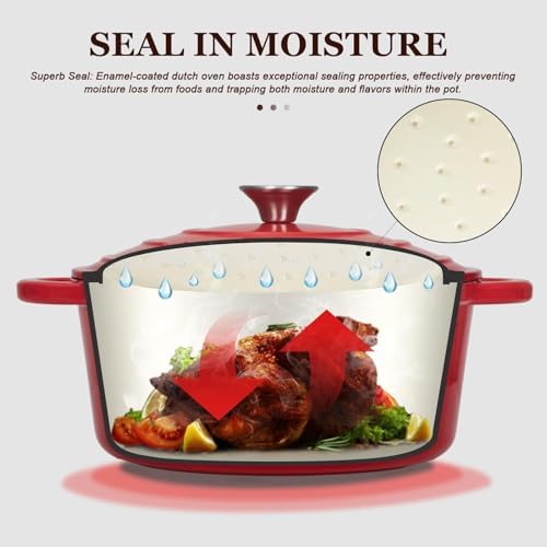 55QT Cast Iron Dutch Oven