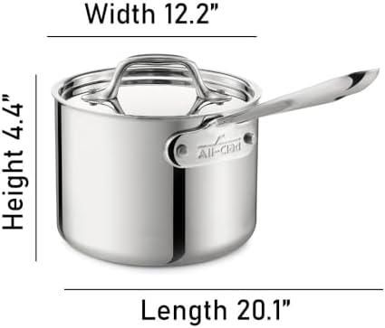 Versatile 2-Quart Stainless Steel Saucepan