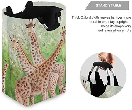 MOYYO Beautiful Giraffes Laundry Basket