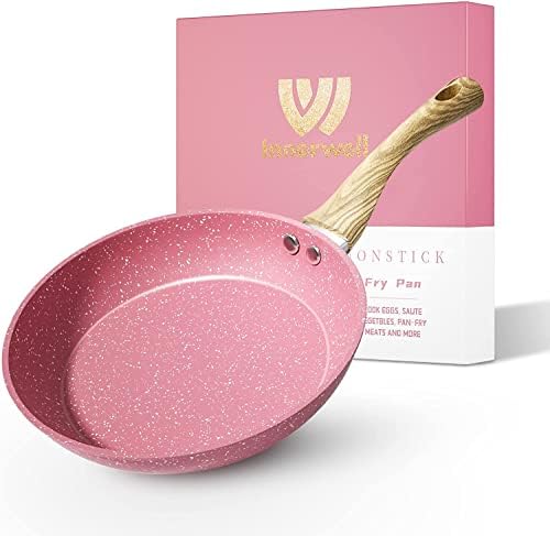 Nonstick Frying Pan 11 inch Pink Egg Pan