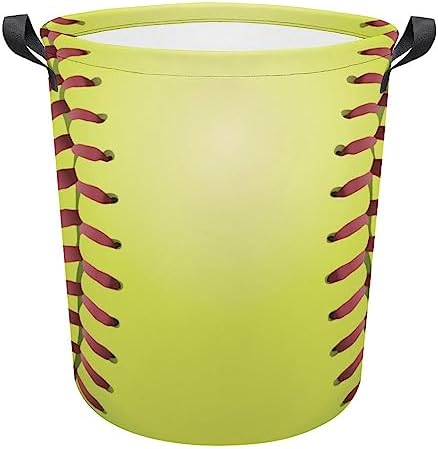 MEIKKOQuick-Access Yellow Waterproof Laundry Basket for Colleges Families