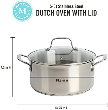 Martha Stewart 5-Quart Castelle Dutch Oven
