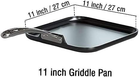 Cooks Standard Nonstick Griddle Pan Black