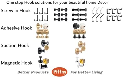Sturdy and Modern Piffny Robe Towel Hook